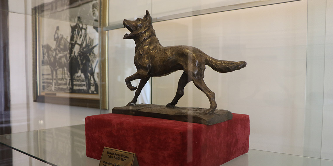 Merih Demiral’a ceza sonrası müzedeki Bozkurt heykeline ilgi arttı