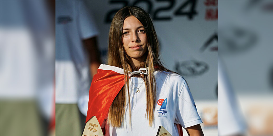 Milli windsurf sporcusu Parla Kabasakal, Avrupa şampiyonu oldu