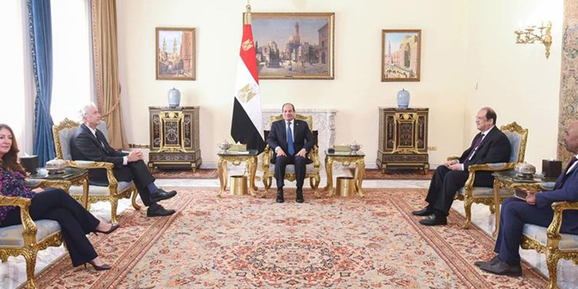 Mısır Cumhurbaşkanı Sisi, CIA Direktörü Burns ile bir araya geldi