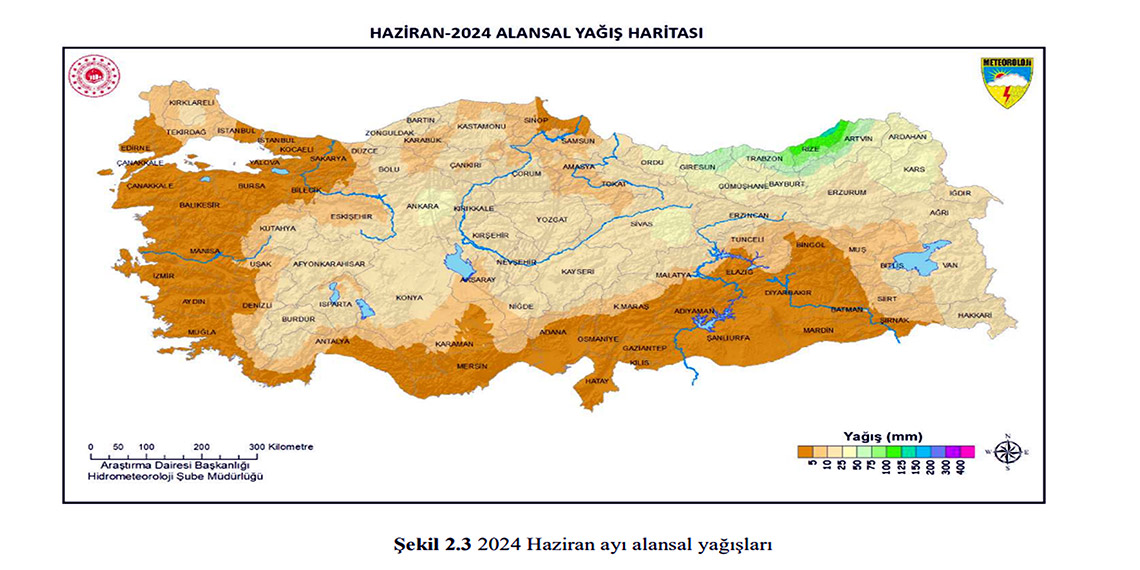 Türkiye'de 23 yılın en düşük haziran yağışı