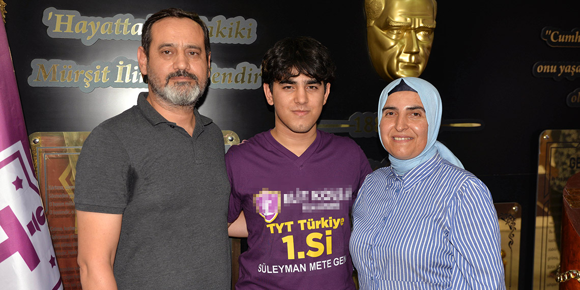 YKS birincisi Süleyman Mete: İçimde kelebekler uçuştu