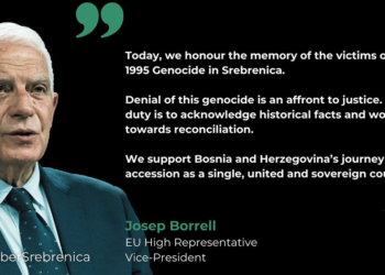Srebrenitsa'da yaşanan soykırım tarihinin en karanlık anlarından biridir