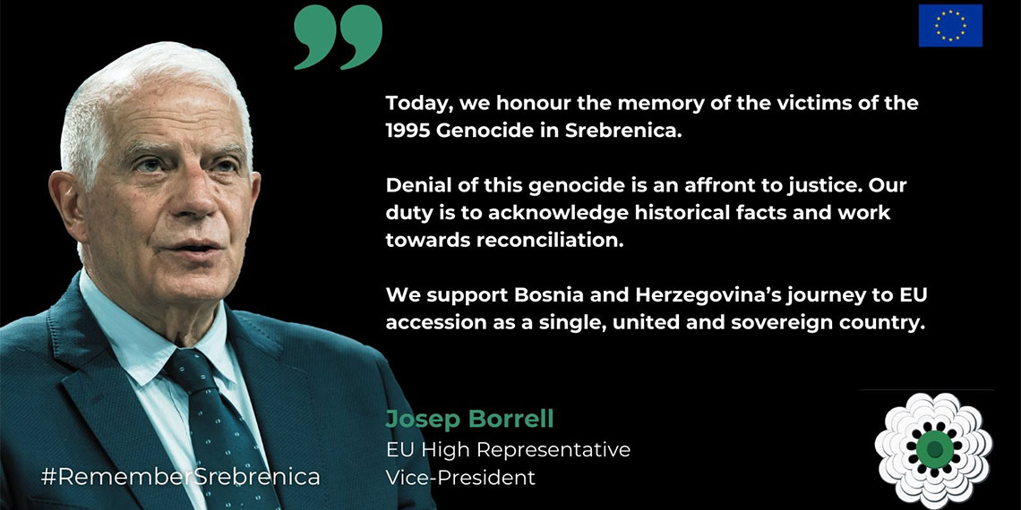 Srebrenitsa'da yaşanan soykırım tarihinin en karanlık anlarından biridir