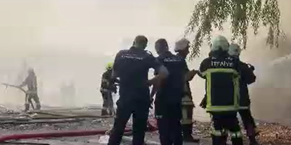 Kayseri Organize Sanayi sitesinde yangın