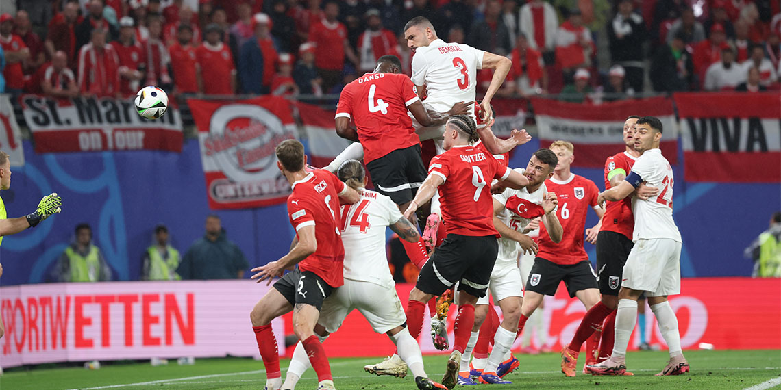 A Milli Futbol Takımı, 2024 Avrupa Şampiyonası (EURO 2024) son 16 turunda Avusturya'yı 2-1 mağlup ederek çeyrek finale yükseldi. Ay-yıldızlıların zaferi dış basında büyük ses getirdi.