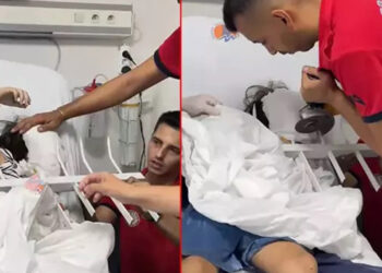 7 yaşındaki çocuğun çenesine korkuluk demiri saplandı