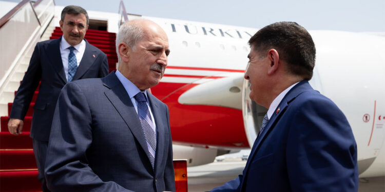 Numan Kurtulmuş İsmail Haniye'nin cenaze töreni için Katar'da