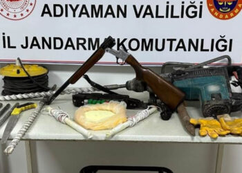 Adıyaman'da izinsiz kazıya 7 gözaltı