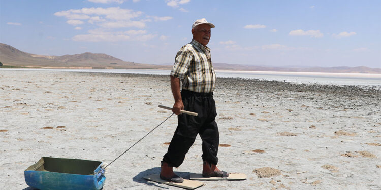 Tuzla Gölü'nde tuz hasadı yapılamadı