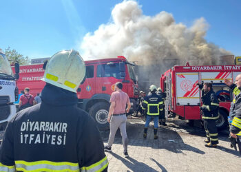 Diyarbakır 3'üncü Sanayi Sitesi'nde yangın