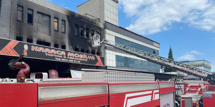 Samsun Organize Sanayi Bölgesi'nde yangın