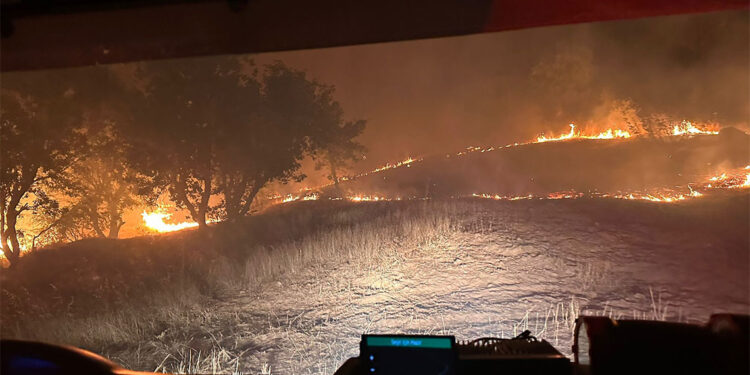 Batman'daki örtü yangını 8 saatte kontrol altına alınarak söndürüldü
