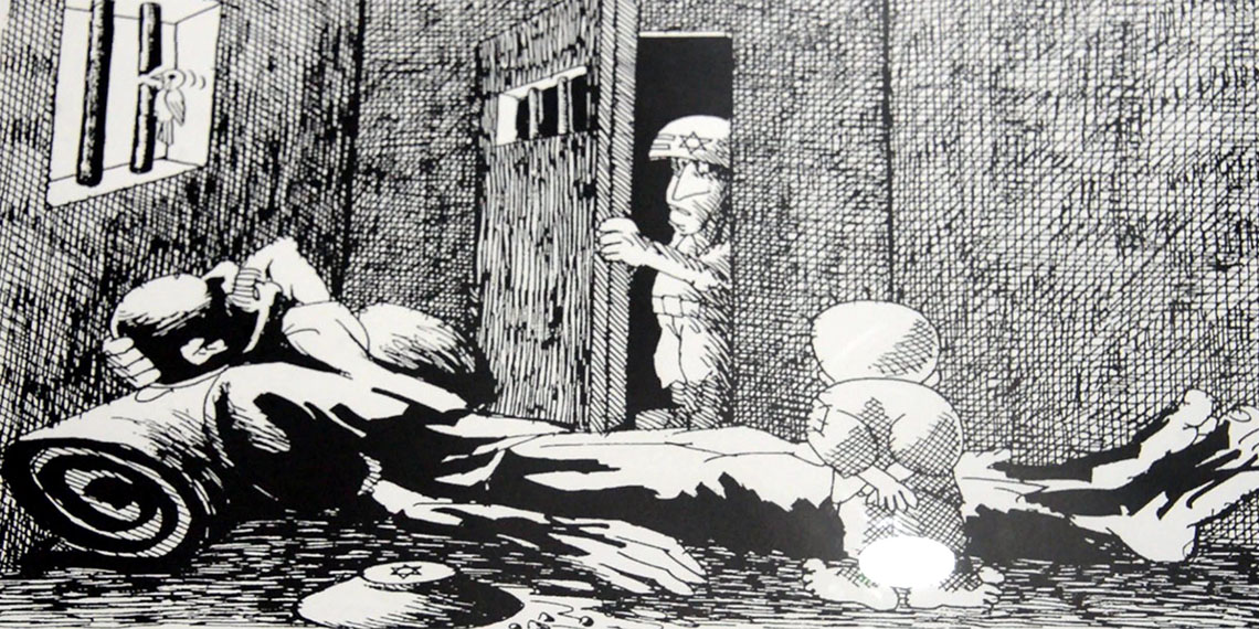 Filistin davasını karikatürleriyle anlatan Naci el-Ali'nin özgürlük mücadelesinin sembollerinden biri haline gelen 'Hanzala' karakterinden oluşan sergi, Türkiye Kültür Yolu Festivali kapsamında Erzurum Müzesi fuaye alanında sanatseverlerle buluştu.