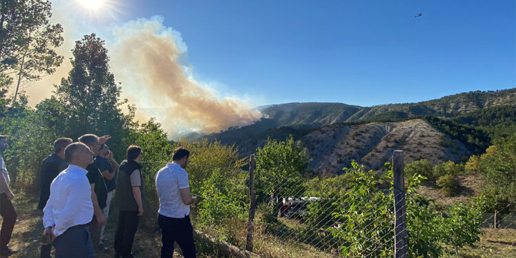 Karabük'teki orman yangınından 1’i kontrol altına alındı