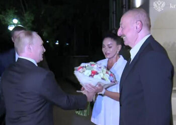 Vladimir Putin Azerbaycan'da