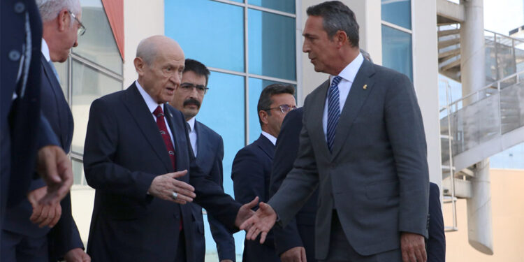 Devlet Bahçeli Ali Koç ile bir araya geldi