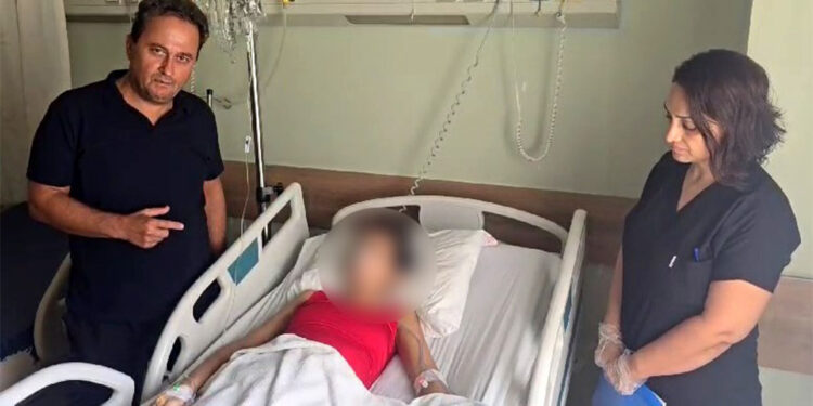 Midesinden 50 santim uzunluğunda saç yumağı çıktı