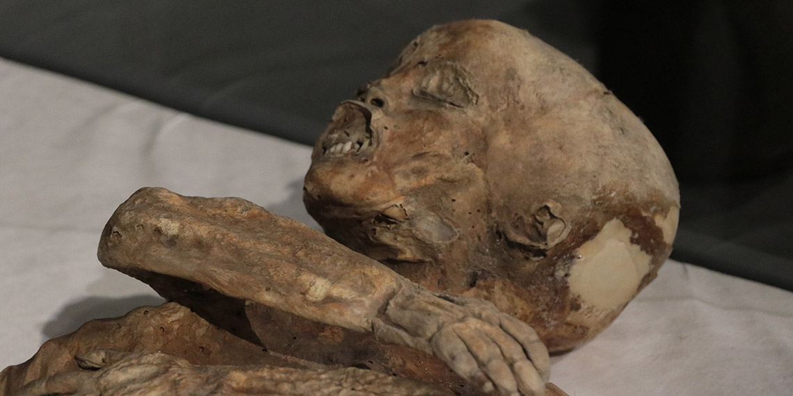 97 yıl önce bulunan 2 çocuk mumyası, ilk günkü gibi korunuyor