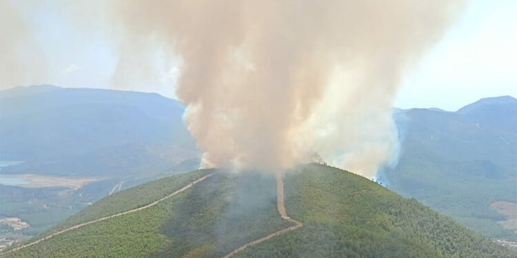 Menderes yine yanıyor
