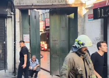 Kapalıçarşı'da kuyumcu atölyesinde yangın