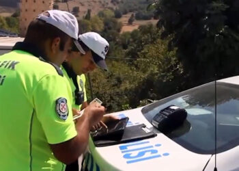 Trafik denetimlerinde 450 bin 334 araca işlem yapıldı