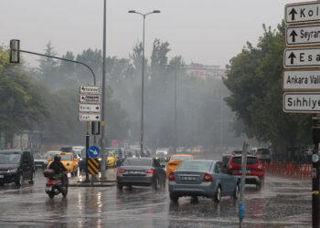 Başkent yağmura teslim