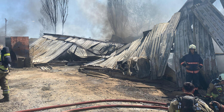 Ankara'da geri dönüşüm tesisinde yangın