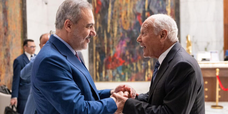 Bakan Fidan, Arap Ligi Genel Sekreteri Ebu Gayt ile görüştü