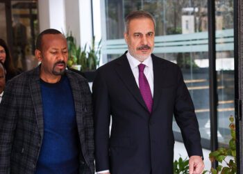 Bakan Fidan, Etiyopya Başbakanı Abiy Ahmed ile bir araya geldi