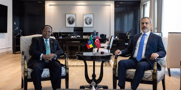 Bakan Fidan, Etiyopya Dışişleri Bakanı Selassie ile görüştü