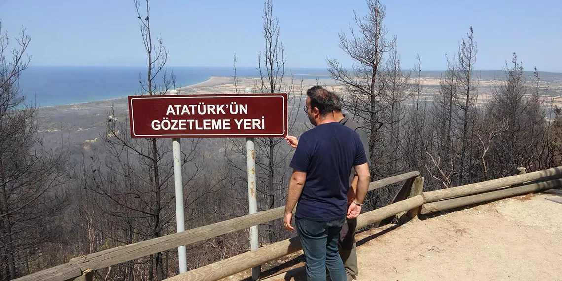 Çanakkale'deki orman yangını kontrol altında