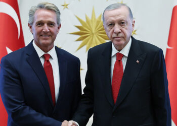 Cumhurbaşkanı Erdoğan, ABD Büyükelçisi Flake ile görüştü