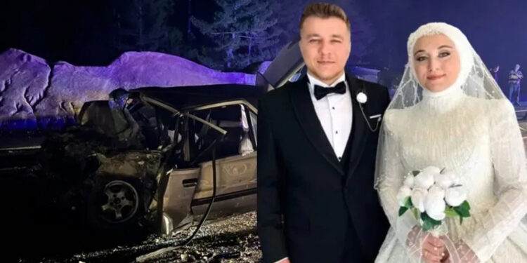 Düğün gecesi kaza; gelin ve damat hayatını kaybetti