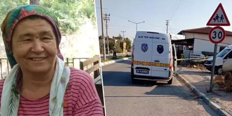 Eşini, sokak ortasında parke taşı ile öldürdü