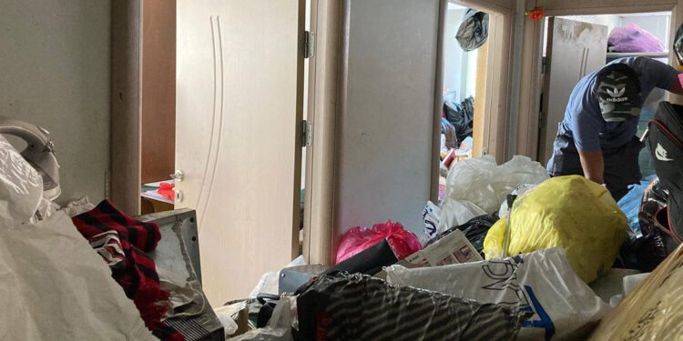 Evden 30 ton çöp çıktı; geçen yıl da 50 ton çıkmıştı