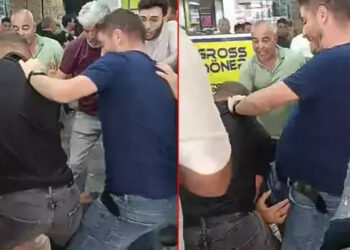 Hatay'da market açılışında indirim izdihamı, kavgaya döndü