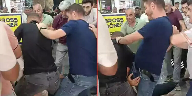 Hatay'da market açılışında indirim izdihamı, kavgaya döndü