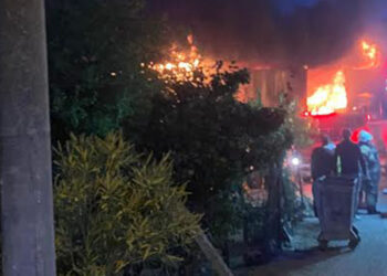 İzmir'de besi çiftliğinde yangın