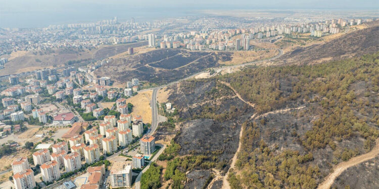 Yamanlar Dağı'nda çıkan orman yangını kontrol altına alındı