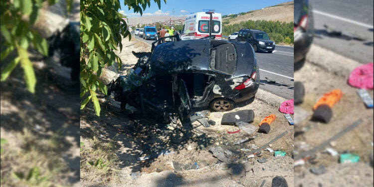 Malatya'da otomobil takla attı: 3 ölü, 1 yaralı