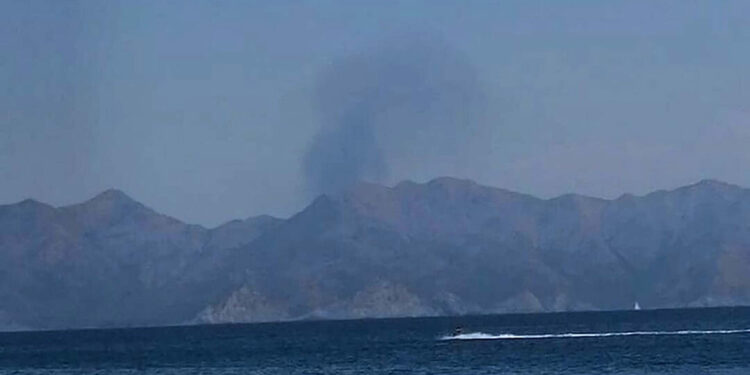 Marmaris'teki ormanda yangın çıktı