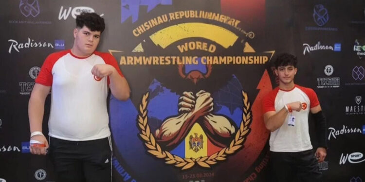 Mersinli sporcudan Dünya Bilek Güreşi Şampiyonası'nda büyük başarı