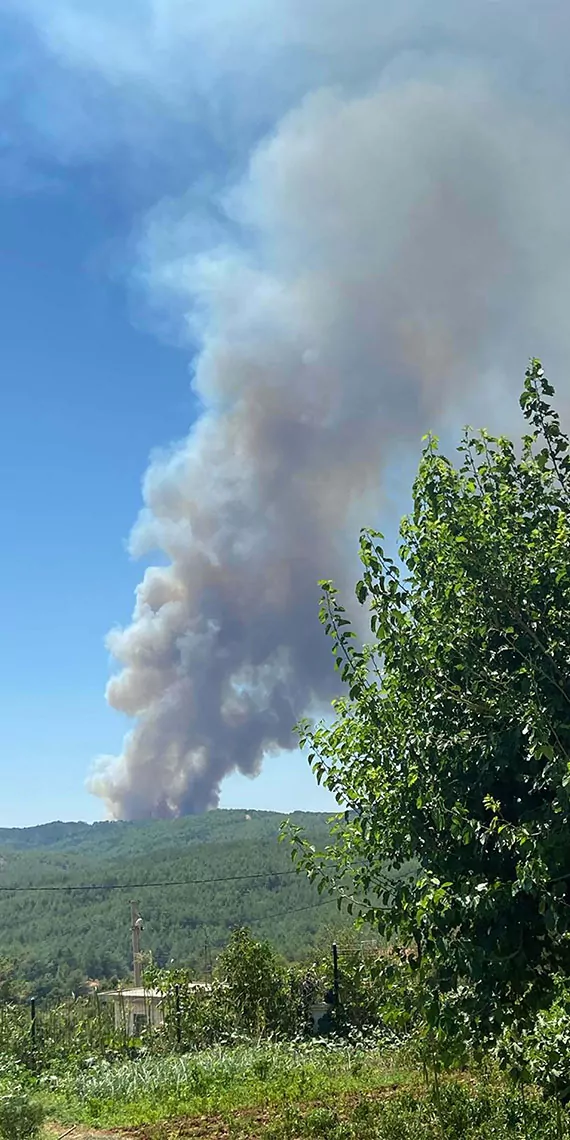 Muglanin 2 ilcesinde orman yangini11 - öne çıkan - haberton