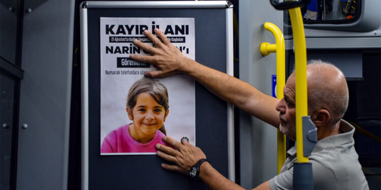 Narin'i arama çalışmalarının 8'inci günü; 1 şüpheli gözaltına alındı