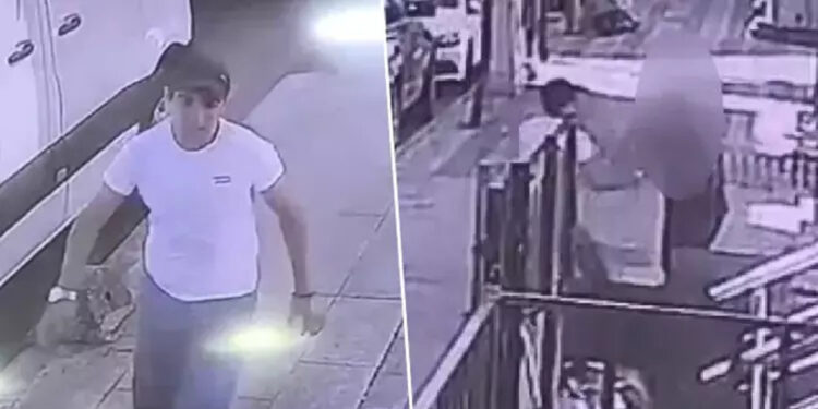 Sokak ortasında hamile kadını taciz etti