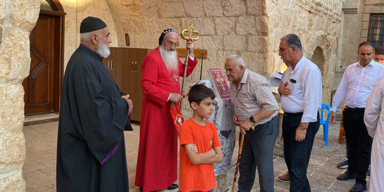 Süryaniler, Meryem Ana'yı anma ayininde Filistin için dua etti