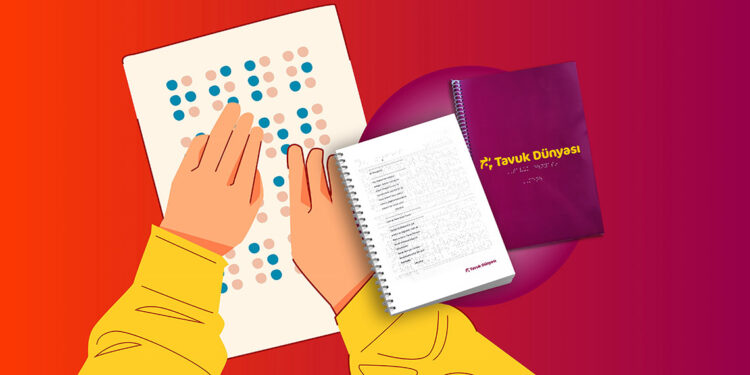 Tavuk Dünyası, görme engelli misafirleri için Braille alfabeli menü hazırladı
