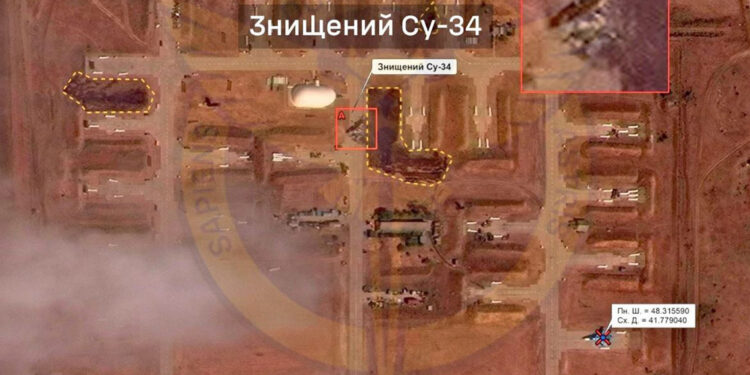 Ukrayna'dan Rusya üssüne saldırı: Su-34 uçağı imha edildi