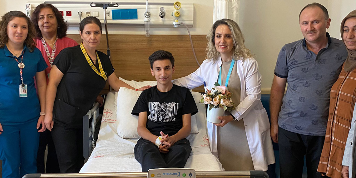 Yediklerini yutmakta zorlanan Hüseyin, sağlığına kavuştu