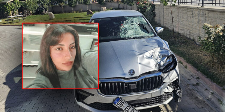 Yolun karşısına geçerken otomobil çarpan Halime, hayatını kaybetti